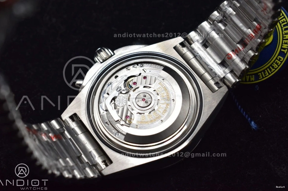 Chronomat 1:1 Black SS Bracelet A7750 42mm Edition B01 Dial Best BLSF on SS 0404